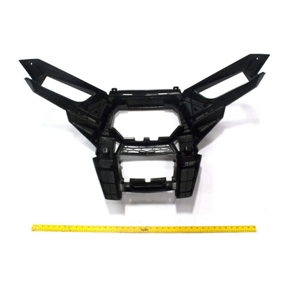 Polaris RZR Front Fascia Routered Assembly, Gloss Black, Genuine OEM Part 5452675-070, Qty 1