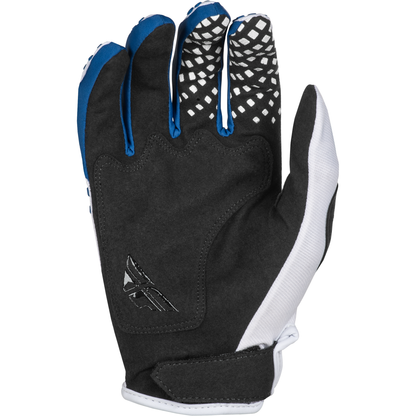 Kinetic Center Gloves White/Navy Sm