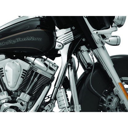 Kuryakyn Deluxe Neck Cover Kit 95-05 Touring Models Chrome