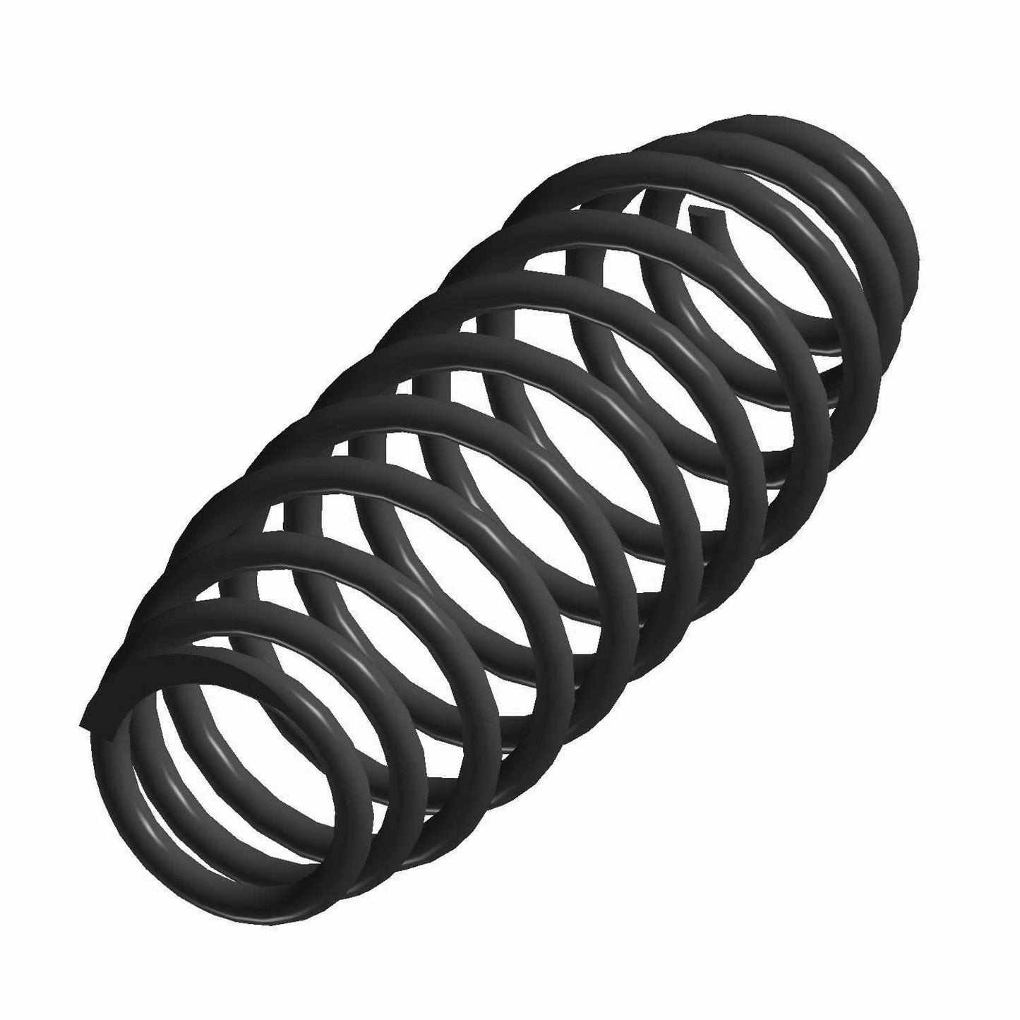 Polaris Ranger Compression Spring 13.85in, Medium Gloss Black, Genuine OEM Part 7043094-067, Qty 1