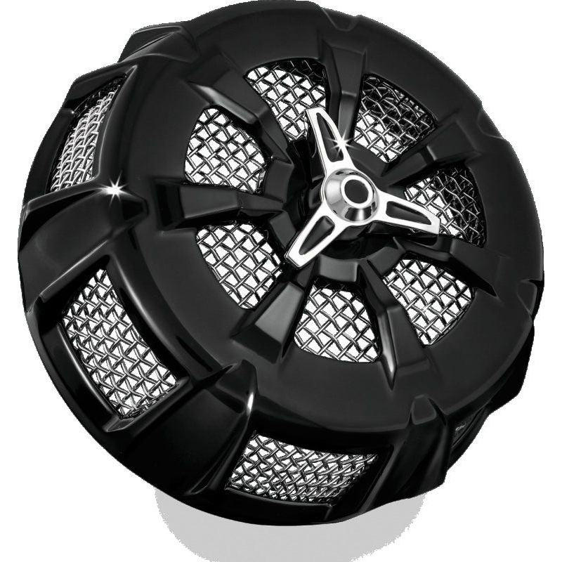 Kuryakyn Alley Cat Air Cleaner Cover Screamin Eagle Stage 1 Kits Gloss Black