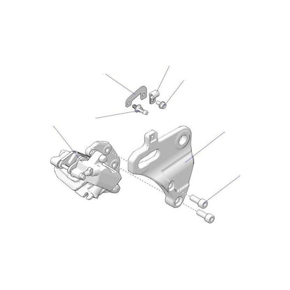 Indian Motorcycle Pin Boot Kit, Caliper, Pot, Rear, Genuine OEM Part 2203684, Qty 1