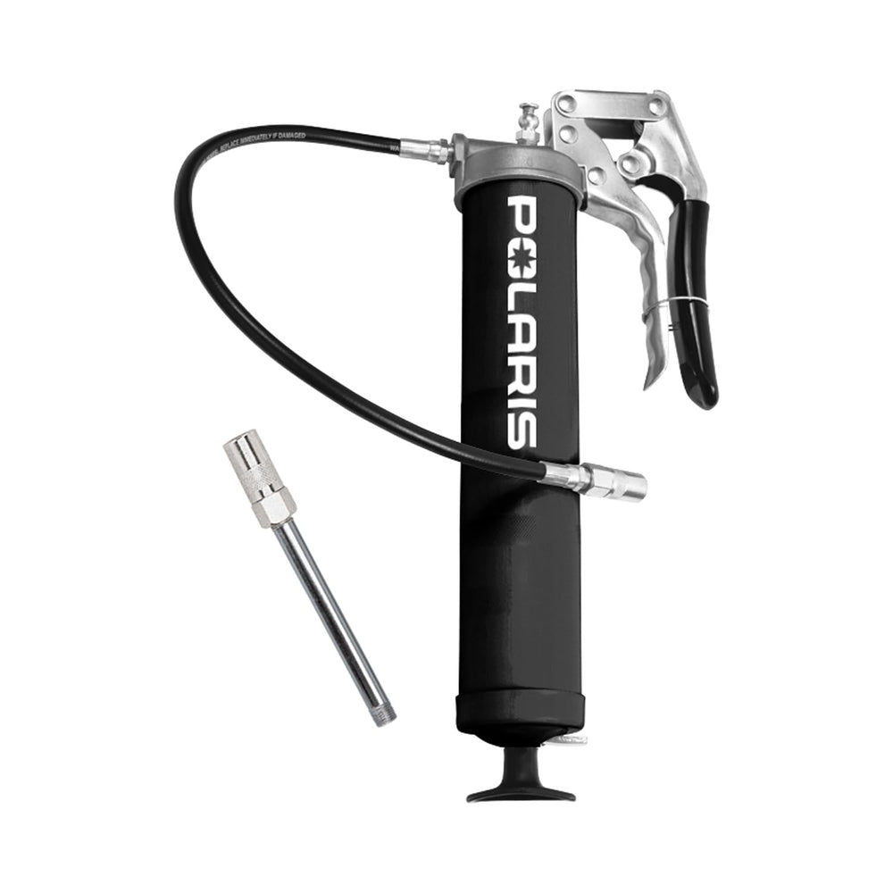 Polaris Heavy Duty Pistol Grip Grease Gun, 14 Oz Cartridge, Ultimate Lubrication Solution for Smooth Vehicle Performance, 18" Hose, 5,000 PSI, Ideal for All Vehicles, ATVs and UTVs - 2830569