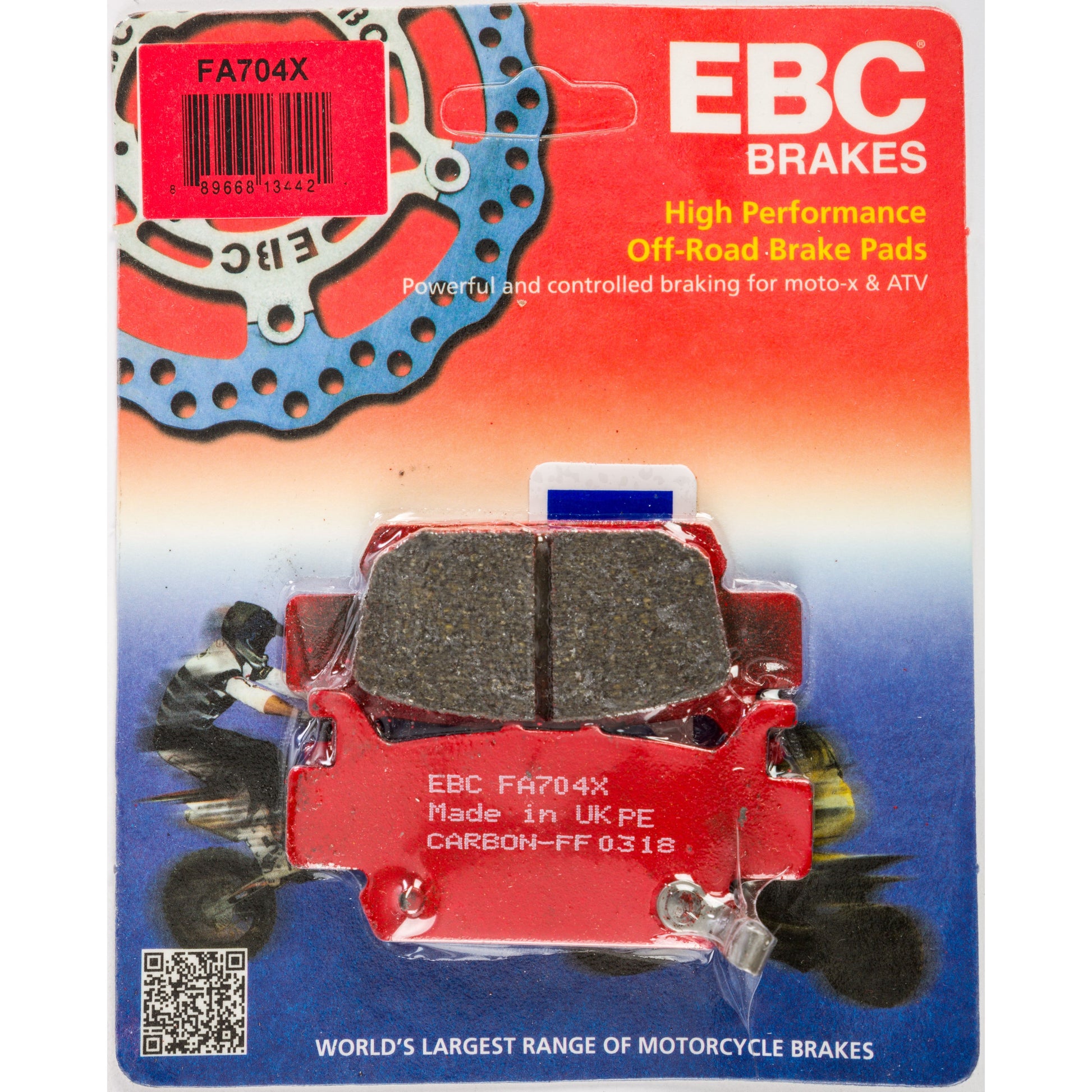 Brake Pads Fa704x Carbon X Series