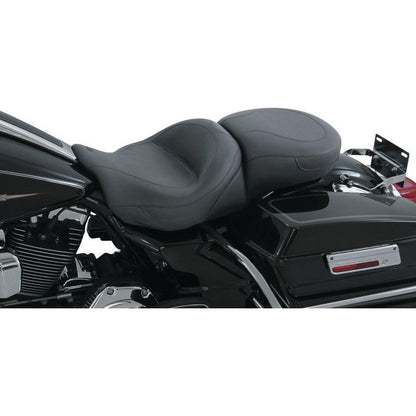 Mustang 08-21 Harley Electra Glide Std, Rd Glide, Rd King, Street Glide Touring 1PC Seat - Black