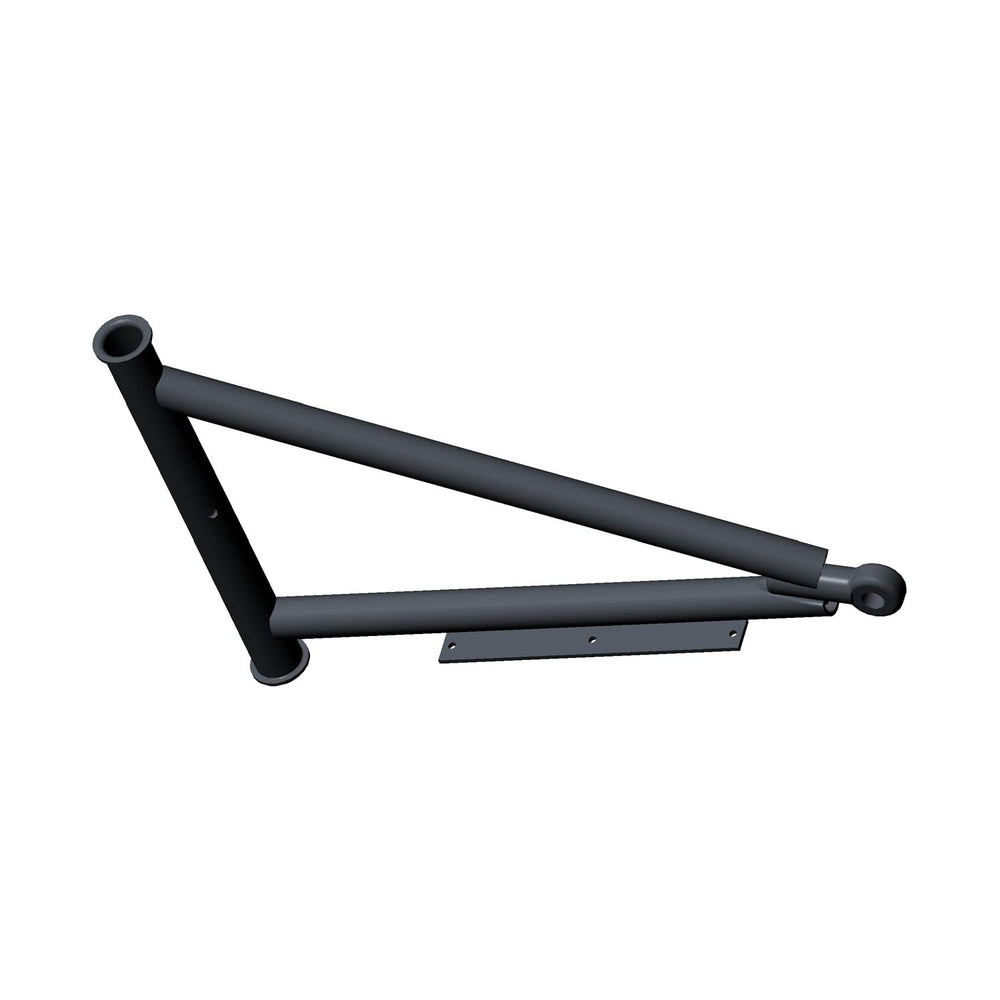 Polaris ATV A Frame Weld, Flared, Left, Matte Black, Genuine OEM Part 1542161-458, Qty 1