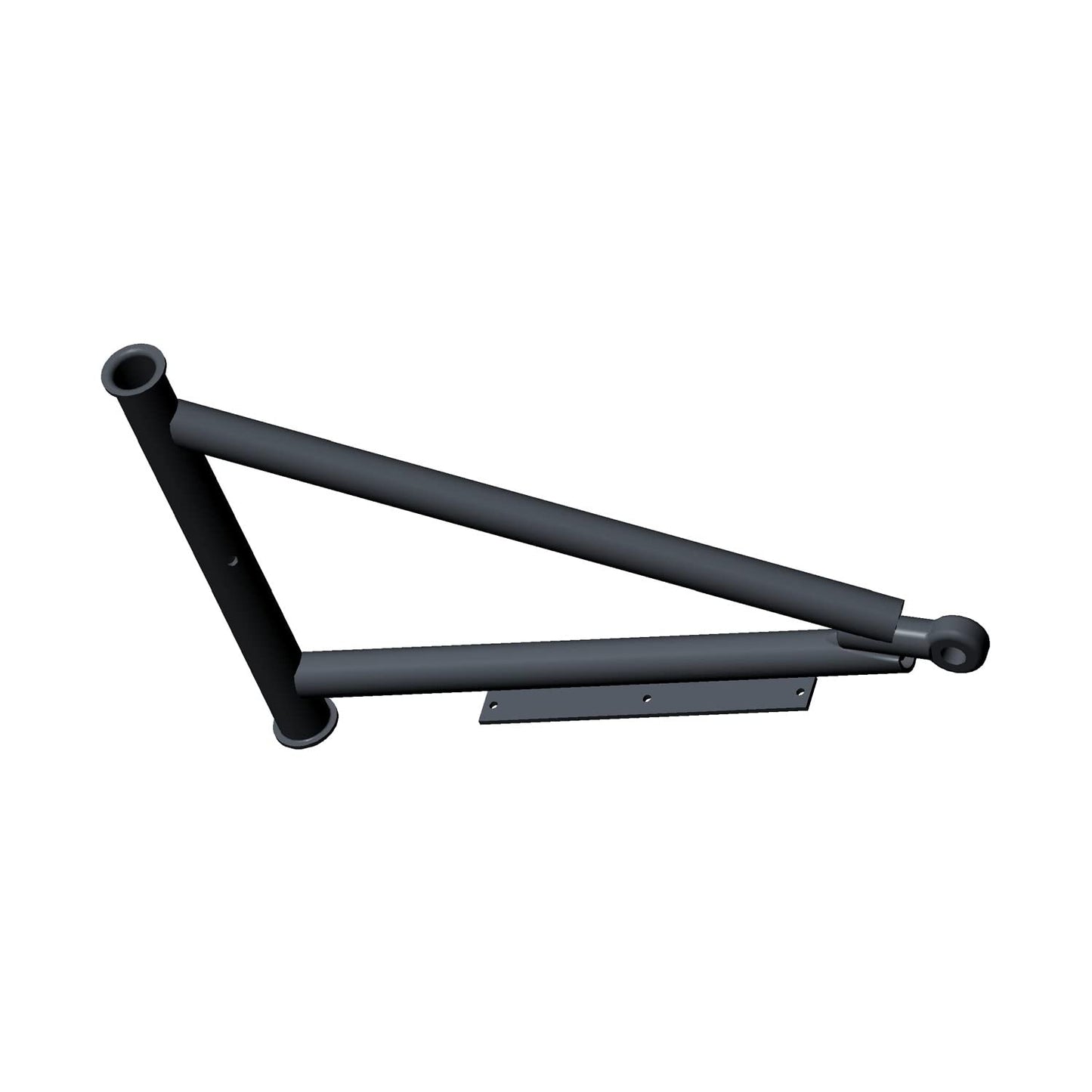 Polaris ATV A Frame Weld, Flared, Left, Matte Black, Genuine OEM Part 1542161-458, Qty 1