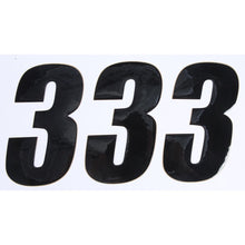 Number 3 Black 6" 3/Pk