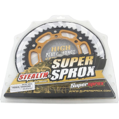 Rear Stealth Sprocket Alu/Stl 42t 520 Gld Hon/Kaw