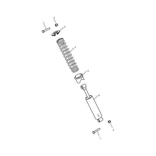 
                      
                        Polaris ATV Cam Adjustment Spring, Genuine OEM Part 5630551, Qty 1
                      
                    