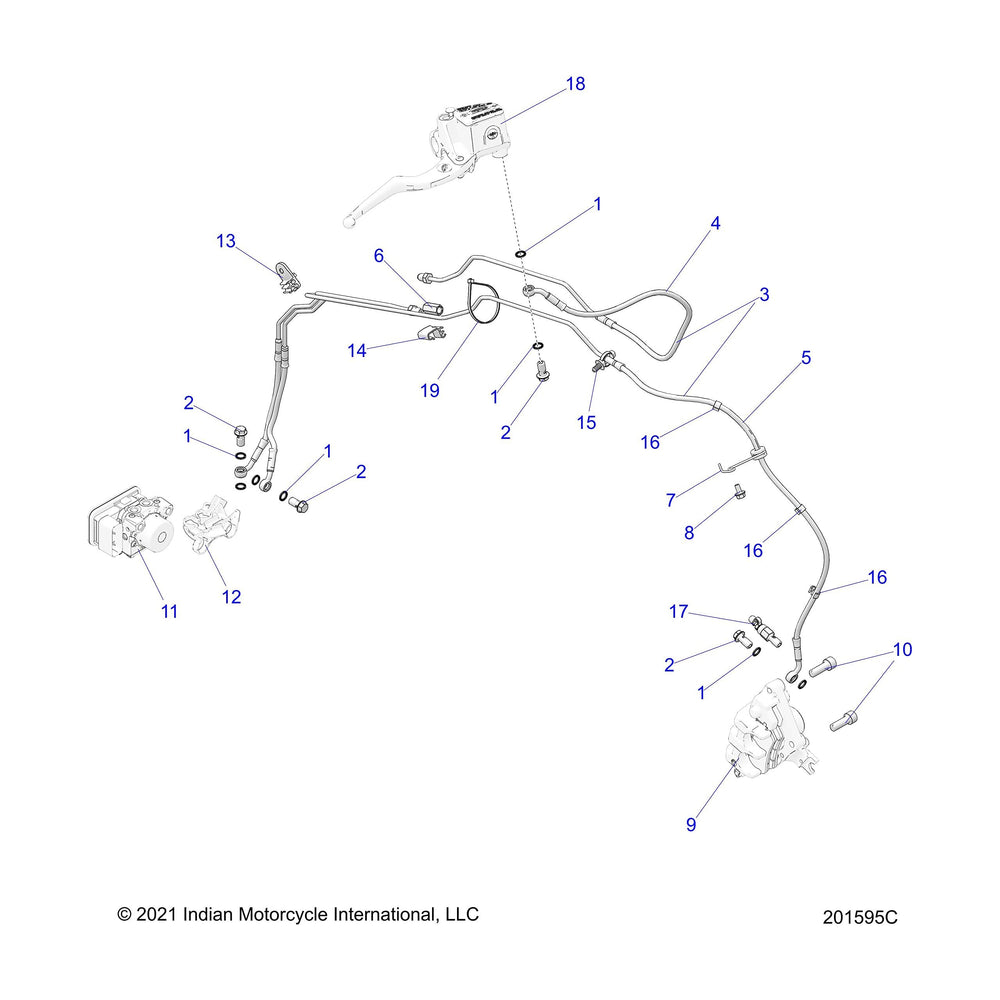 
                      
                        Indian Motorcycle LINE-BRAKE,FRONT,BOB,ABS,APE [BOBBER TWENTY ONLY], Genuine OEM Part 1913352, Qty 1
                      
                    