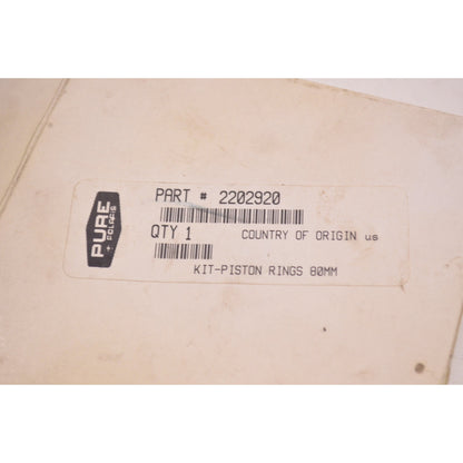 Polaris 2005-2017 Sportsman Rzr Kit Piston Rings 80Mm 2202920 New Oem