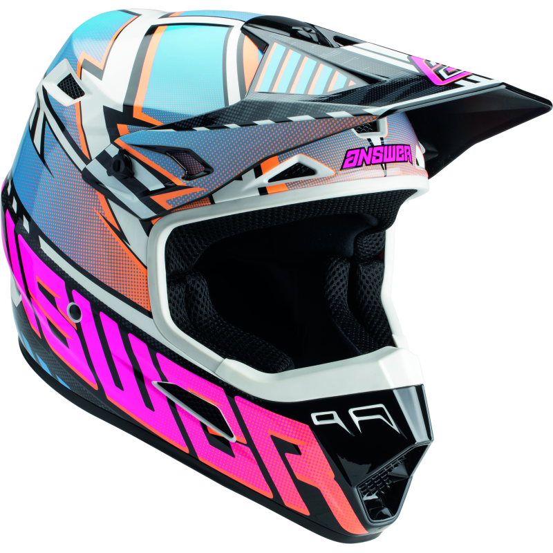 Answer AR3 Rapid Helmet Blue/Orange/Rhodamine - Large