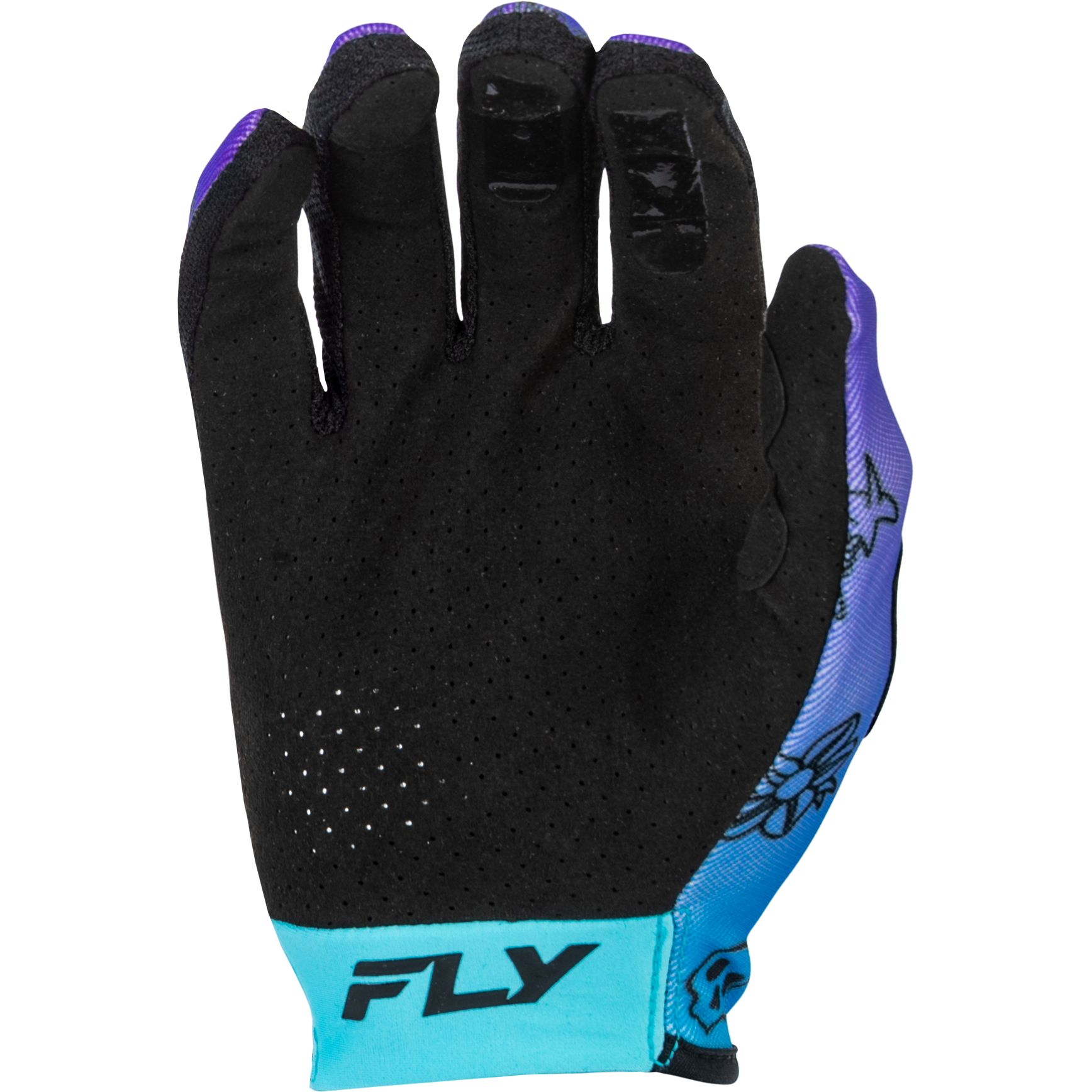 Lite Outline Gloves Purple/Blue/Black Sm