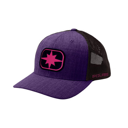 Polaris Off Road Ellipse Patch Trucker Hat Purple