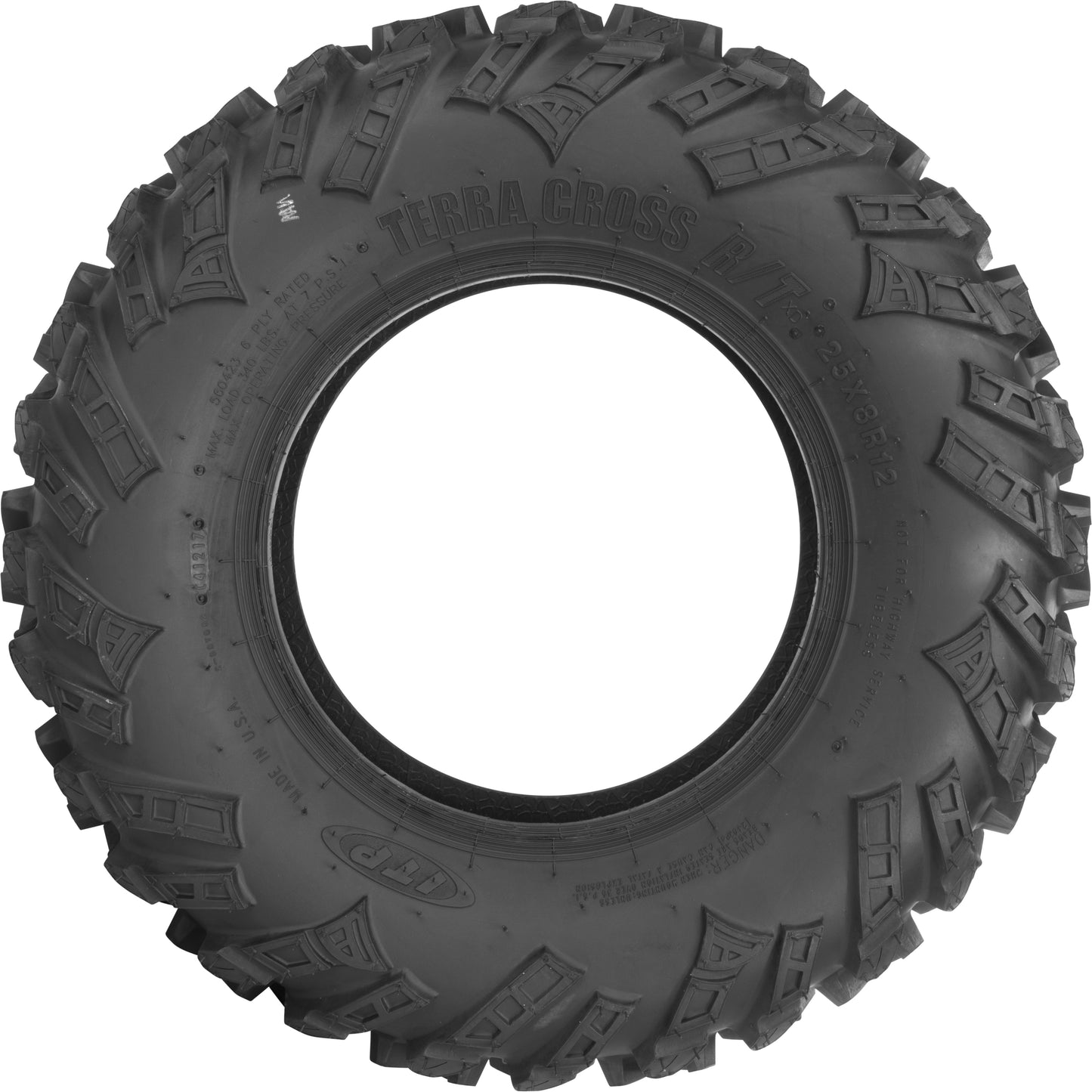 Tire Terra  Cross Rear 25x10r12 Lr420lbs Radial
