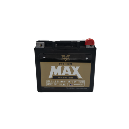 Twin Power GYZ-20HL Premium MAX Battery Replaces H-D 65989-97A Made in USA 320 CCA