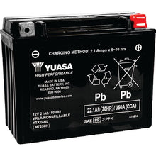 Yuasa YTX24HL Maintenance Free AGM 12-Volt Battery