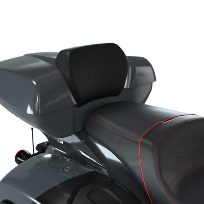 Indian Motorcycle Low Profile Trunk Backrest Pad, Black - 2889607-VBA