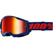 Strata 2 Goggle Navy Mirror Red Lens
