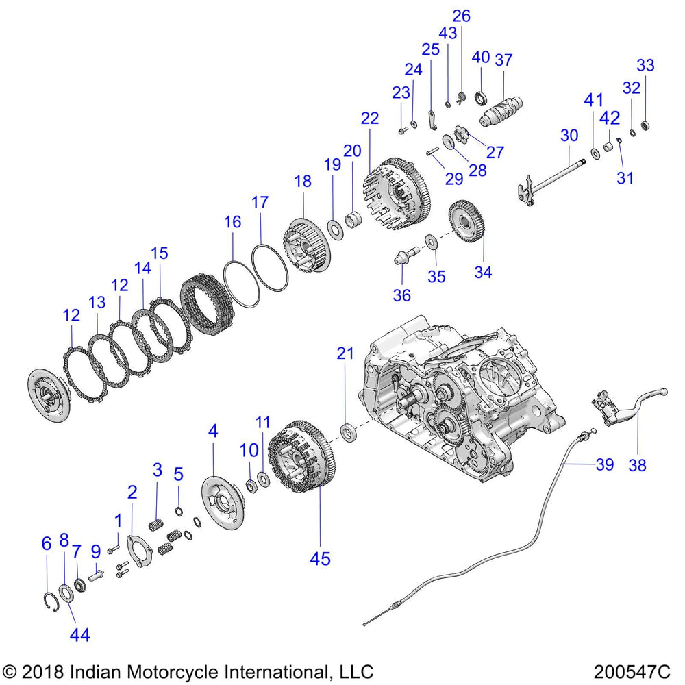 
                      
                        Indian Motorcycle Crankshaft Gear Assembly, Genuine OEM Part 1333532, Qty 1
                      
                    