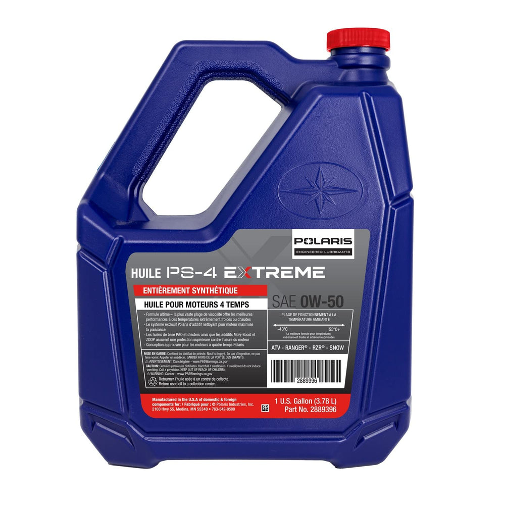 
                      
                        Polaris 2889396 PS-4 0W-50 Extreme Full-Synthetic Oil 1 Gallon
                      
                    