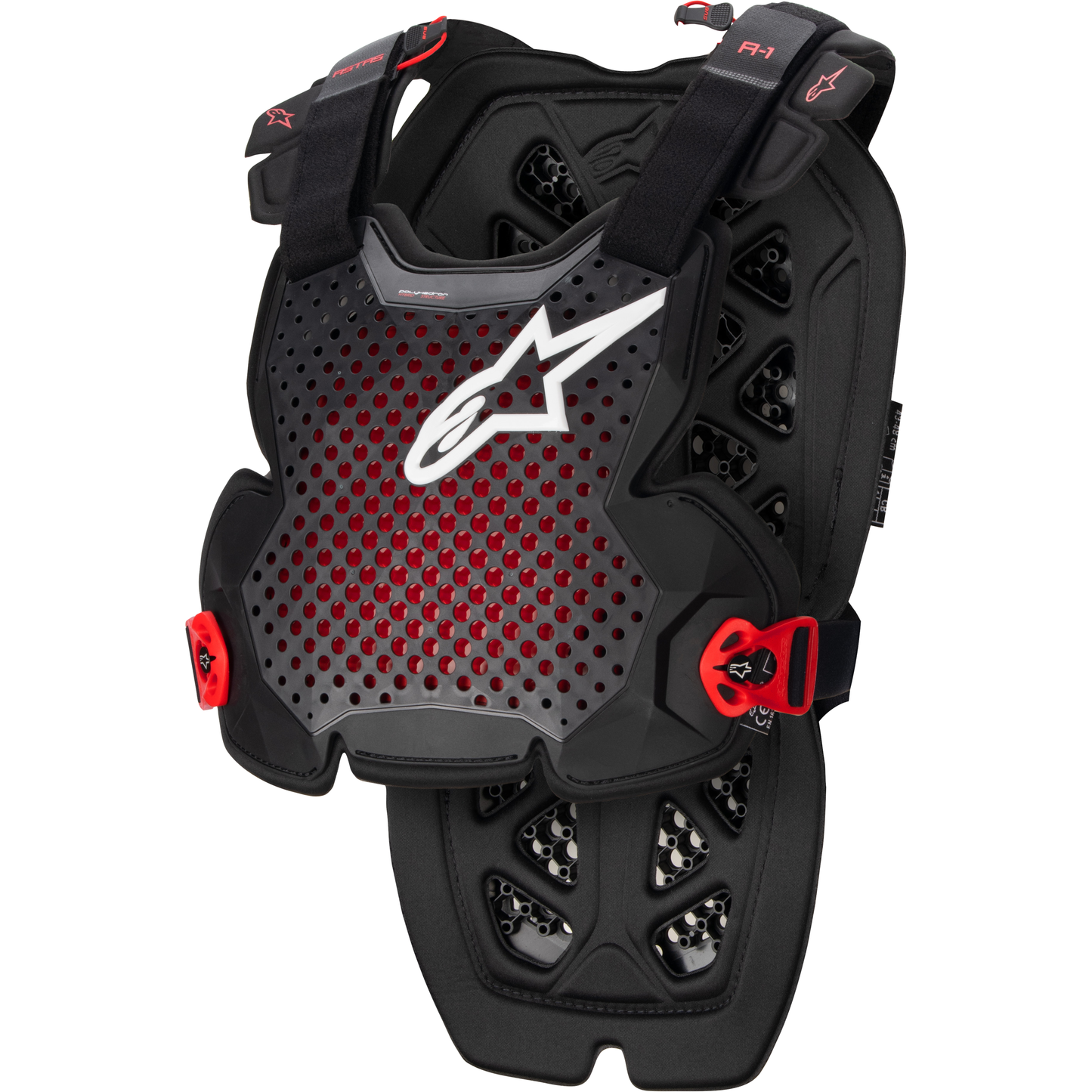 A 1 Chest Protector Anthracite/Black/Red  Xl/2x
