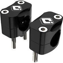 Bar Adapters 7/8" To 1 1/8" 15mm Rise Black