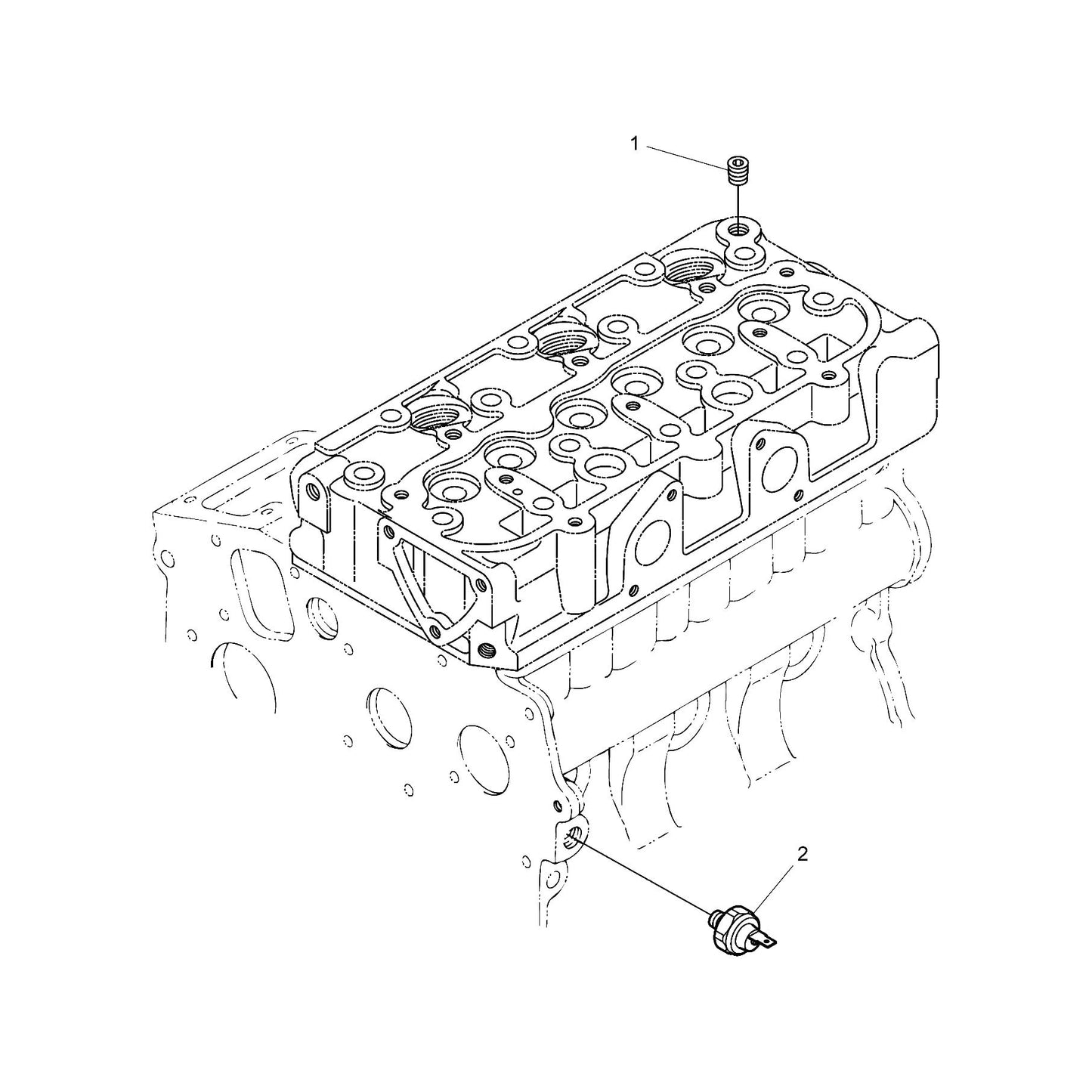 Polaris Off Road Oil Switch, Genuine OEM Part 3070688, Qty 1