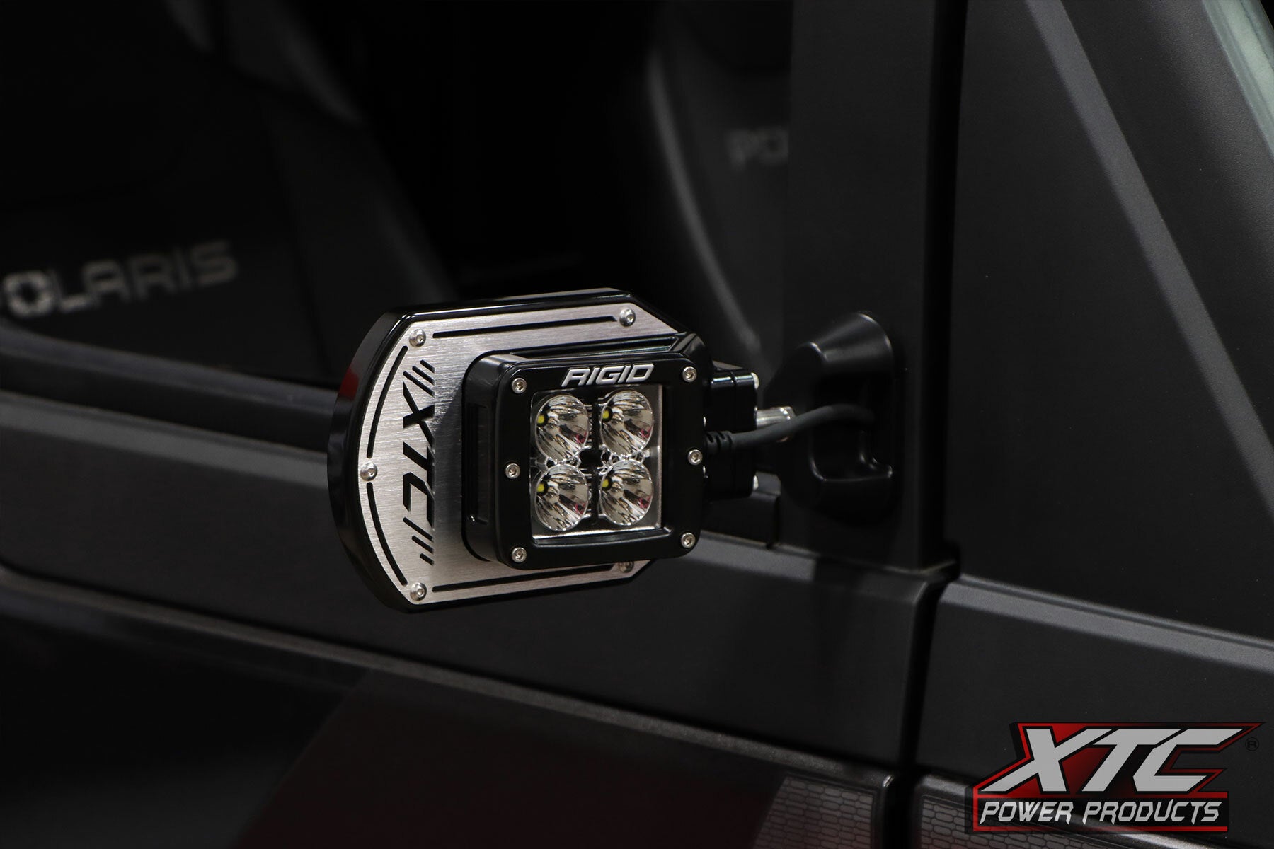 Side View Mirror Kit Six12 Lit Pol