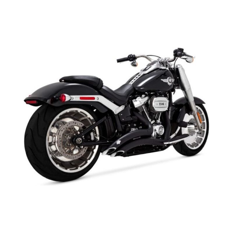 Vance & Hines HD Ftby/Brkout 18-22 Br 2-2 Black PCX Full System Exhaust