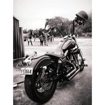 Narrow 16" Apehangers 1" Black