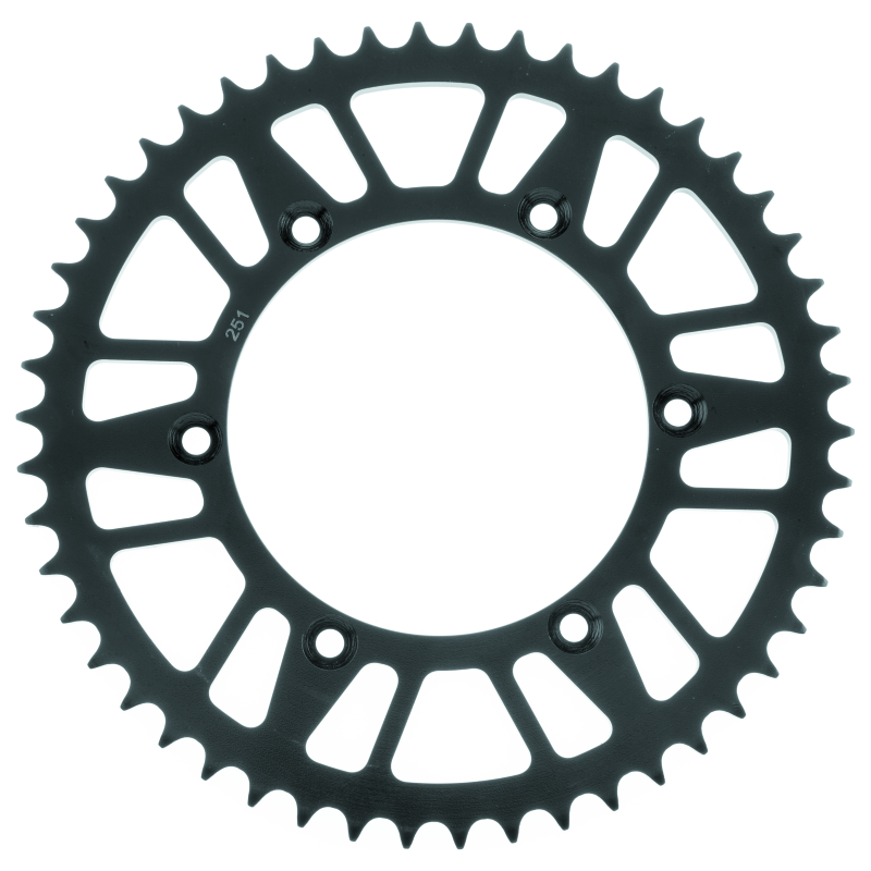 BikeMaster Yamaha Rear Steel Sprocket 520 51T - Black