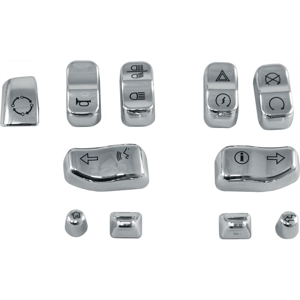 Switch Caps Chr 14 Up 11 Piece