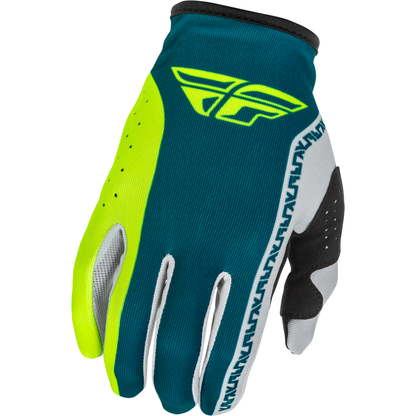 Lite Gloves Grey/Lime/Teal 2x