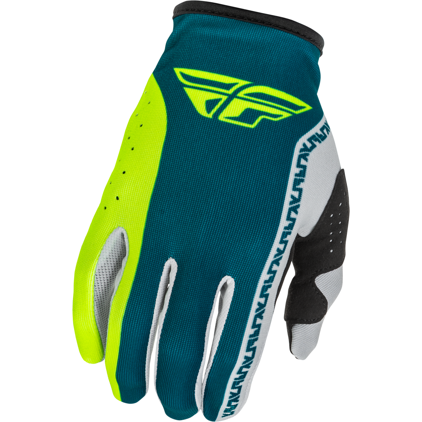 Youth Lite Gloves Grey/Lime/Teal Ym