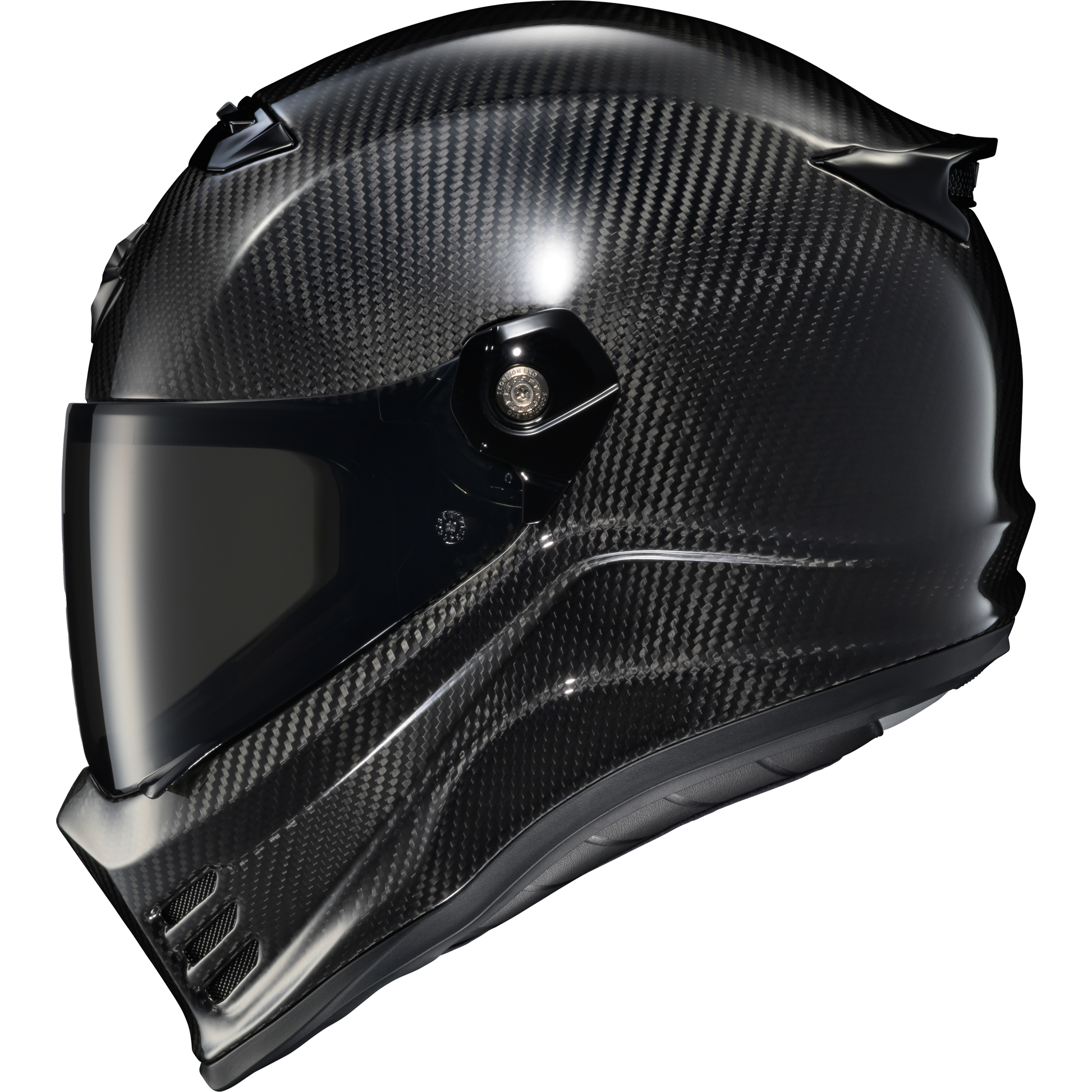 Covert Fx Carbon Full Face Helmet Gloss Black 3x