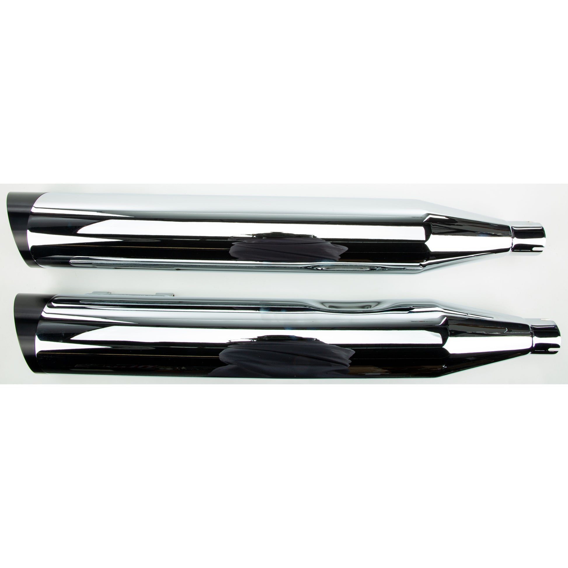 Comp S Slip On Tc Flh/Flt Chrome W/Black Slash Endcap