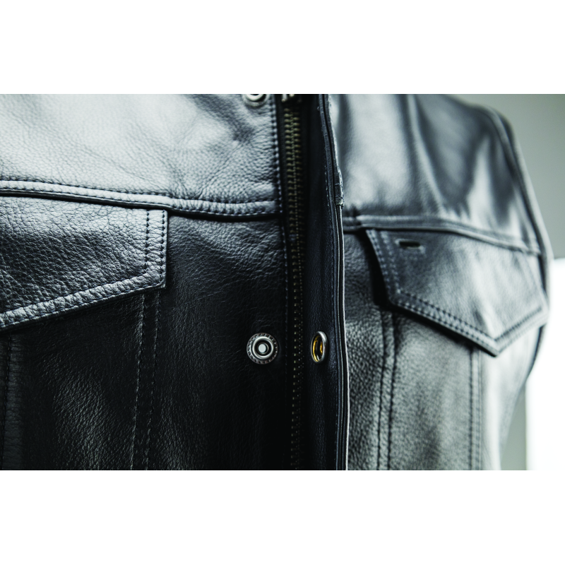 Kuryakyn Leather By River Road Vandal Club Vest Black - Small
