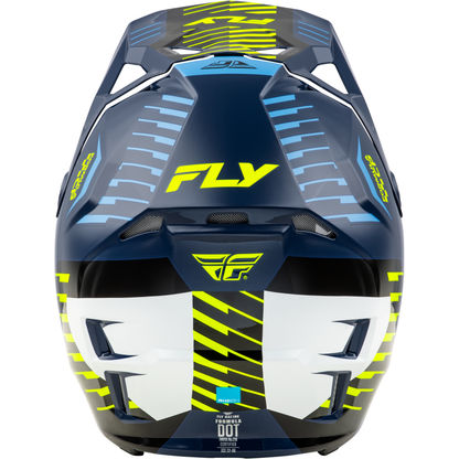 Youth Formula Cp Slice Helmet Navy/Hi Vis/White Yl