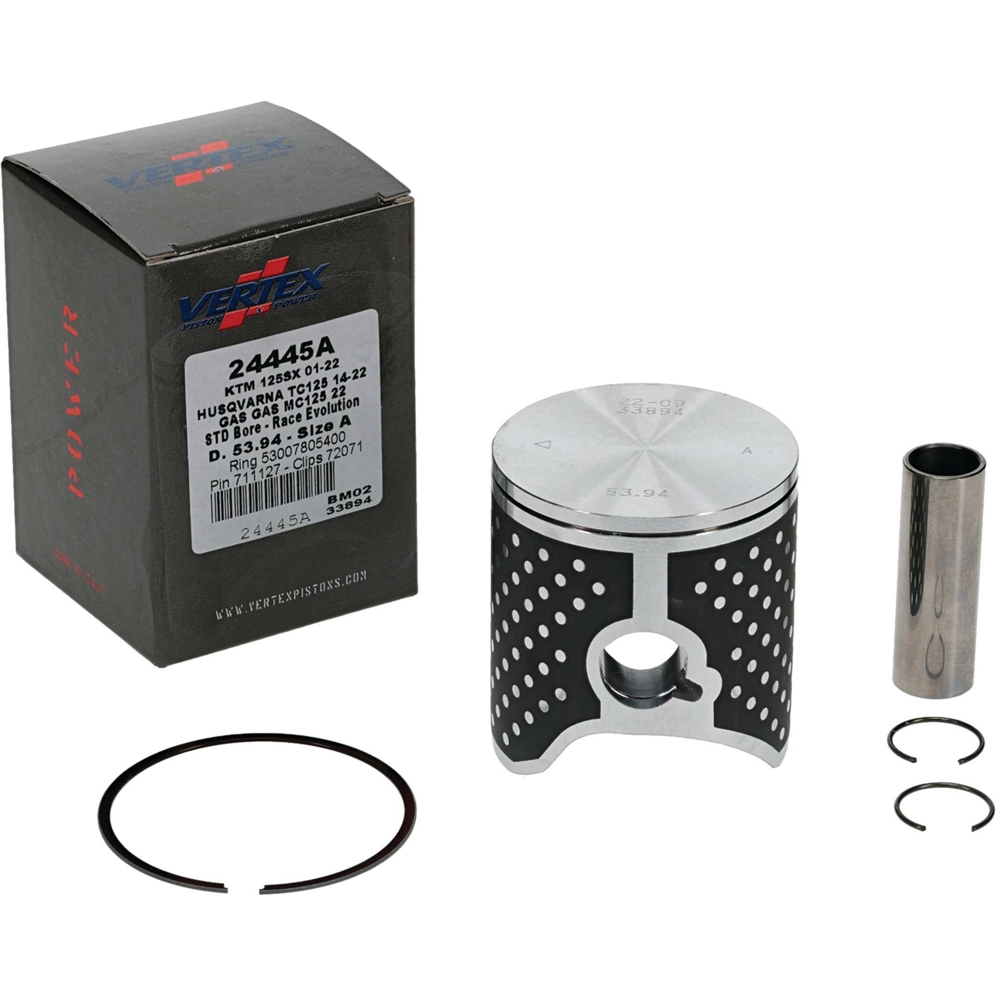 Piston Kit Cast Race Evolution 53.94/Std Ktm / Husq / Gas