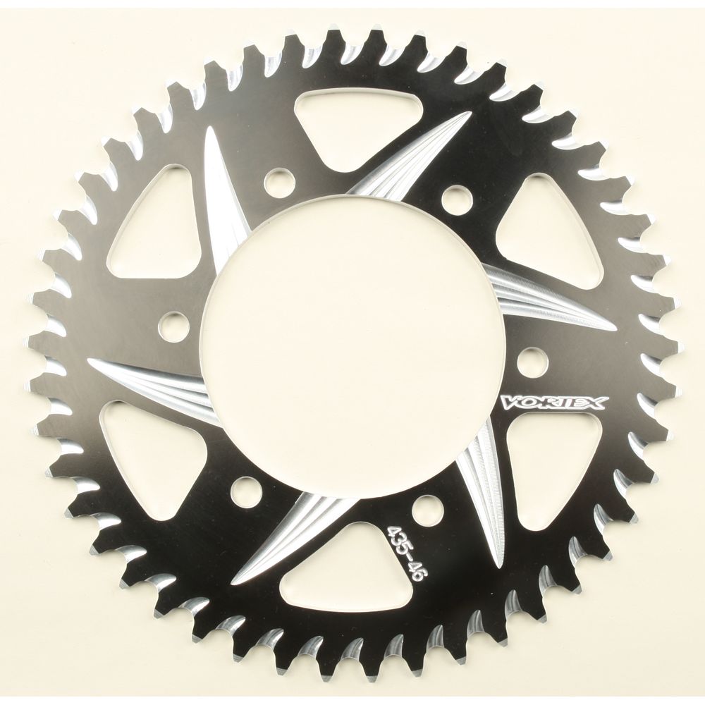 Rear Cat5 Sprocket Aluminum 46t 520 Blk Kaw/Suz/Yam