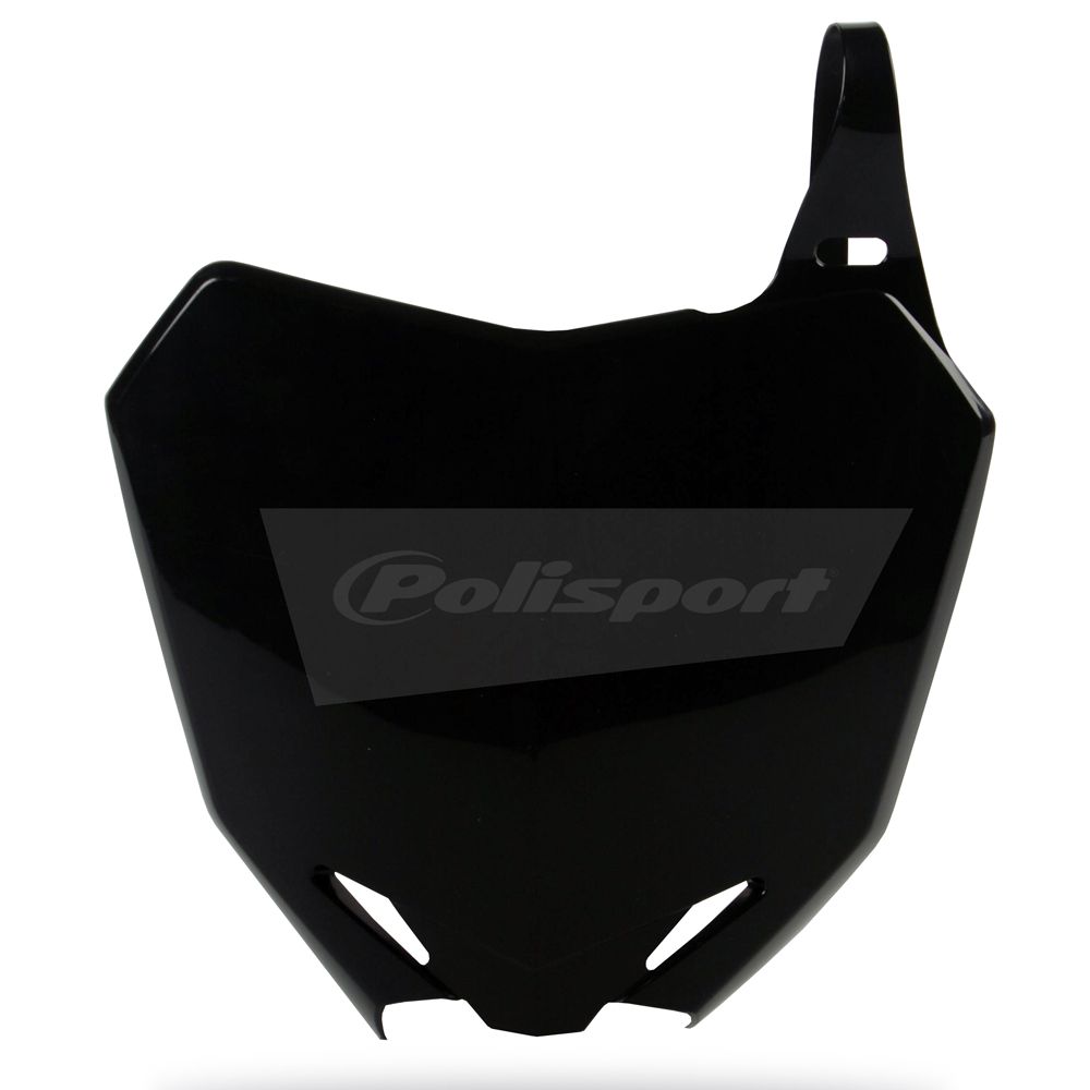 Front Number Plate Black