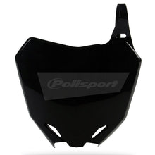 Front Number Plate Black