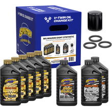 V Twin Full Oil Service Kit M8 Synthetic