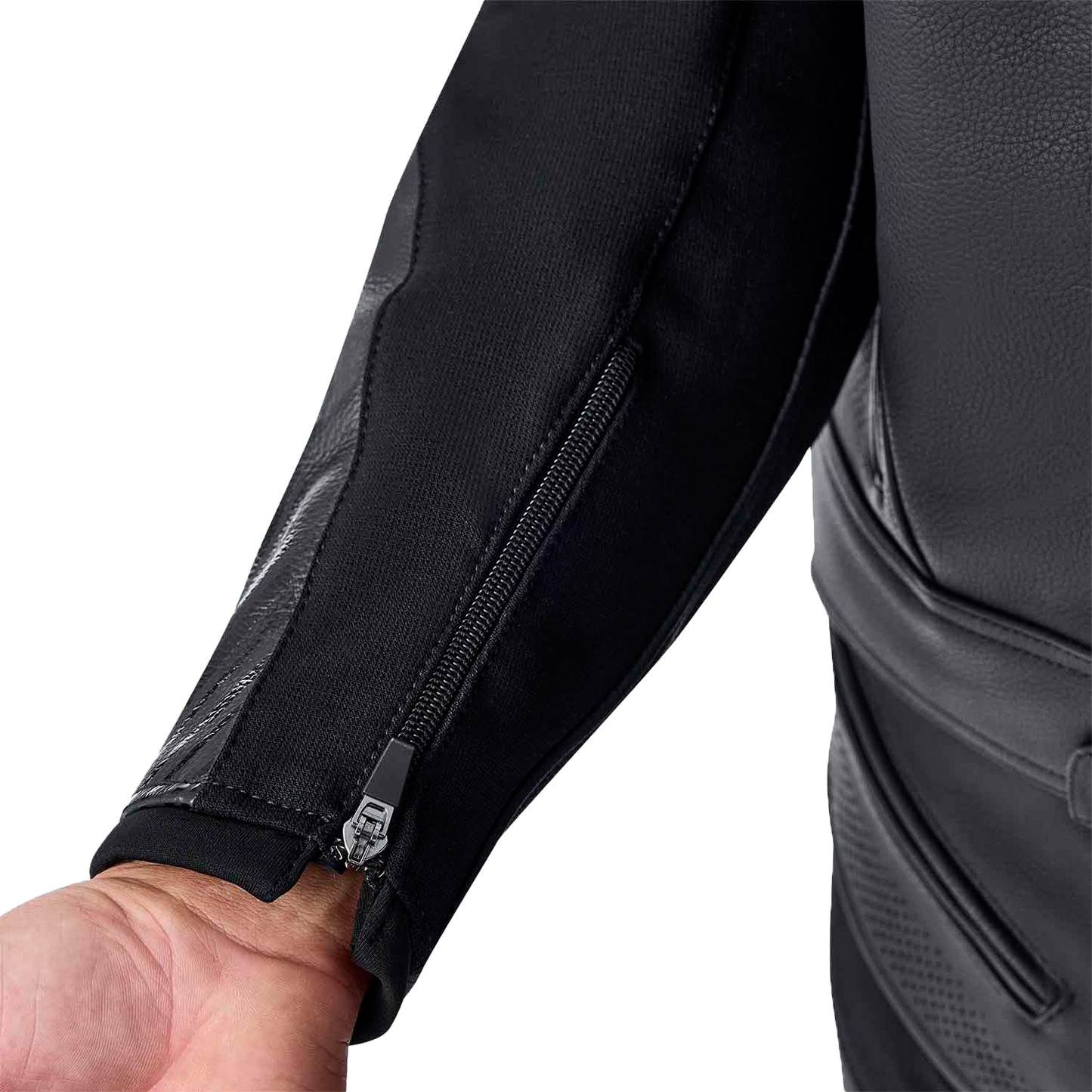 Tractech Evo D3o Jacket Blk/Whi Leather 2x