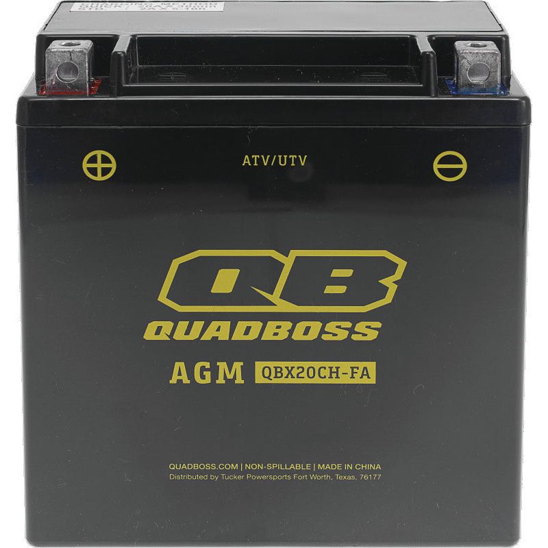 QuadBoss Maintenance-Free AGM Battery QBX20CH-FA