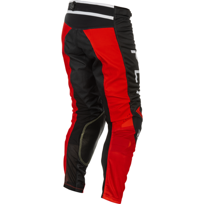 Kinetic Mesh Center Pants Black/White/Red Sz 32
