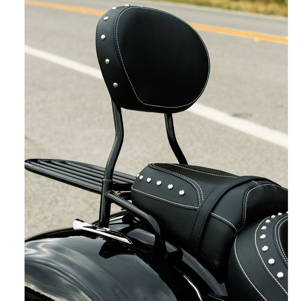 Indian Genuine Leather Passenger Backrest Pad Black - 2879666-02