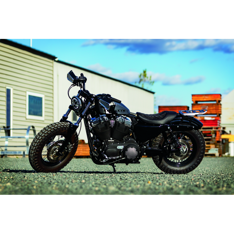 Kuryakyn Front Axle Nut Caps Satin Black